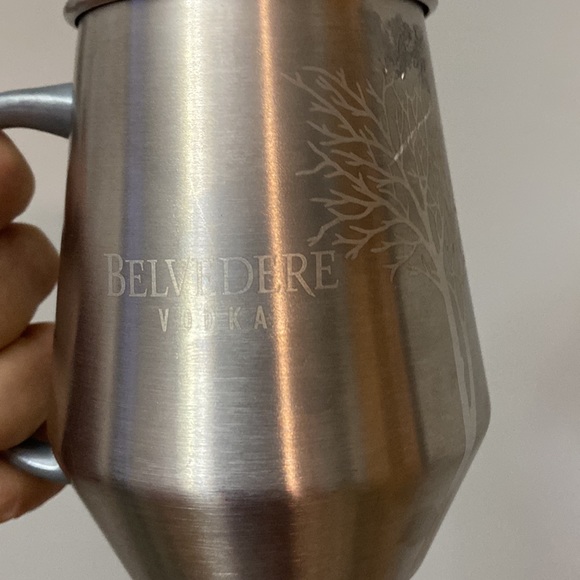 Belvedere set of 3 metal moscow mule mugs - Picture 2 of 6